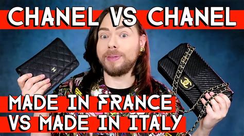 where are chanel products manufactured|Chanel made in France vs italy.